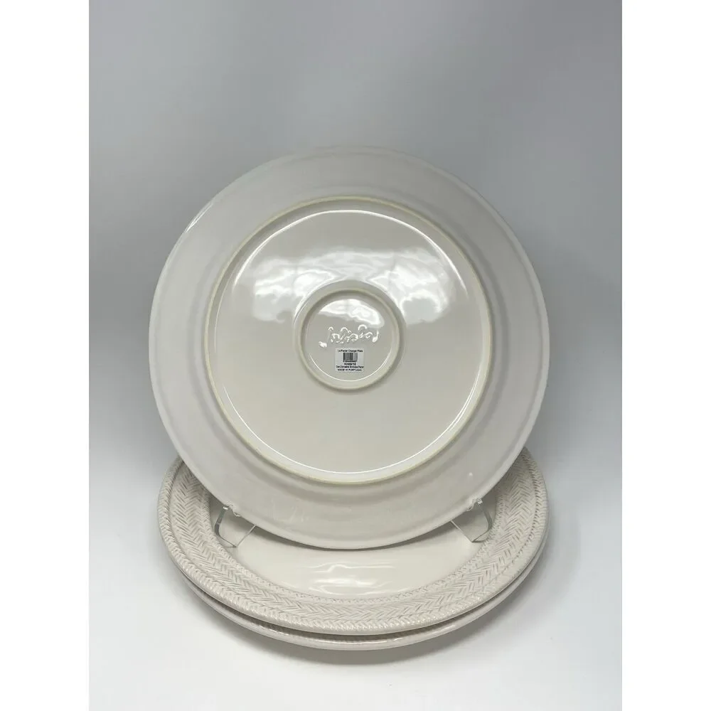Juliska LE PANIER Whitewash Charger Chop Service Plate 13 3/4